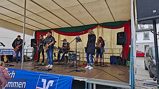 Super Stimmung auf dem Merler Dorfplatz