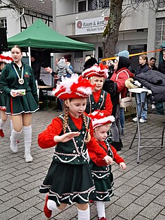 Super Stimmung auf dem Merler Dorfplatz