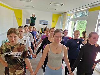 Die Jugendgruppe und Große Garde waren zu Gast in der Jugendherberge Nideggen