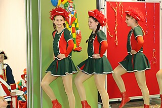 Clown Coco und die Stadt-Garde Meckenheim e.V. begeisterten die kleinen Jecken!