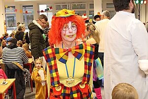 Kinderkarneval der Stadt-Garde:Jecke Kids feierten in Merl