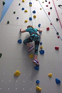 Die Stadt-Gardisten zu Besuch in der Kletterhalle