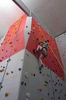 Die Stadt-Gardisten zu Besuch in der Kletterhalle