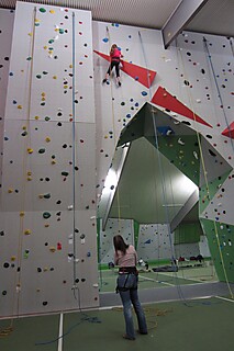 Die Stadt-Gardisten zu Besuch in der Kletterhalle