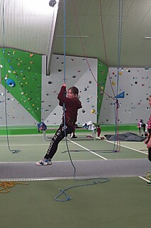 Die Stadt-Gardisten zu Besuch in der Kletterhalle