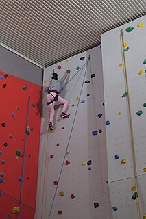 Die Stadt-Gardisten zu Besuch in der Kletterhalle