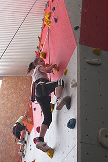 Die Stadt-Gardisten zu Besuch in der Kletterhalle