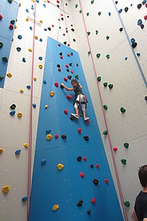 Die Stadt-Gardisten zu Besuch in der Kletterhalle