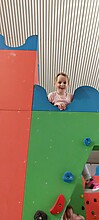Die Kinder- und Jugendgruppe zu Besuch in der Kletterhalle