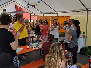 Ein besonderes Sommerfest für die Mitglieder