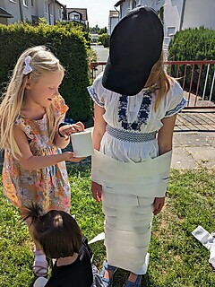 Stadt-Garde wählte und grillte