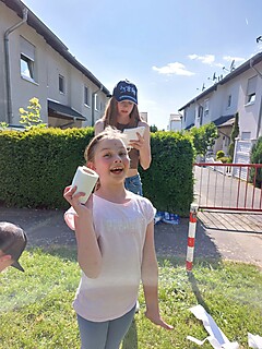 Stadt-Garde wählte und grillte