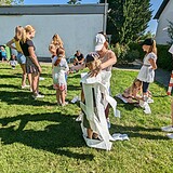 Stadt-Garde wählte und grillte