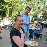 Stadt-Garde wählte und grillte
