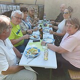 Stadt-Garde wählte und grillte