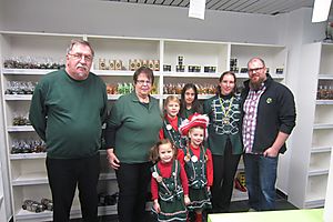 Karneval meets Gummibärchen:Tonys World of Gummy Bears empfängt eine Abordnung der Stadt-Garde Meckenheim e.V.