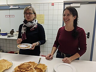 Nikolaus und Saskia I. zu Besuch bei den Stadt-Garde Kindern