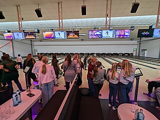 Stadt-Garde feiert Weihnachtsfeier im Bowlingcenter 